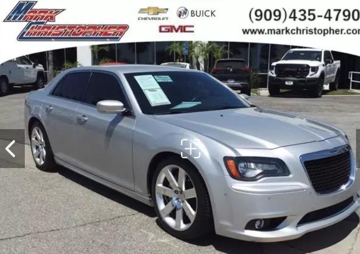Exterior color Bright Silver Metallic Clearcoat, Interior color Black, Drivetrain Rear-wheel Drive, MPG 14-23, Fuel type Gasoline, Transmission 5-, Speed Automatic, Engine HEMI 6.4L V-8 premium unleaded, engine with cylinder deactivatio, VIN 2C3CCAFJ5CH800419. Headlight control - auto highbeam, keyless entry, LED Headlights, Premium Sound System, Cooled Seats, collision warning system, parking distance sensors, parking assistance. (909) 435-4790